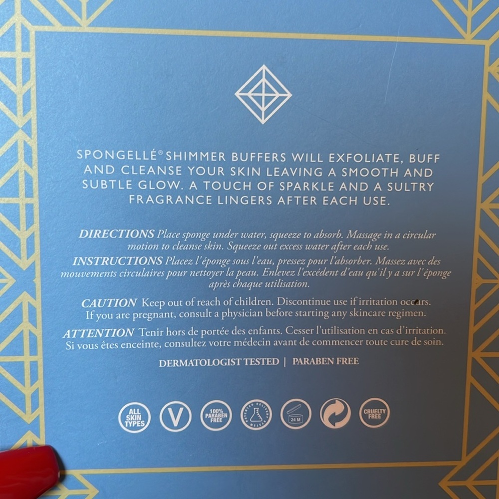 Shimmer, buffer, exfoliating sponge - Picture 2 of 2